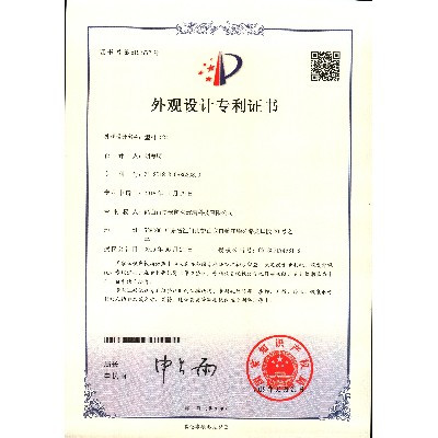 Profile (2) - design patent certificate